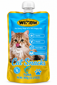 WiMOW Tuna Cat Snacks Meat Past 90g – Grain Free Cat Treats
