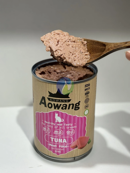 AOWANG Cat Canned Food Tuna  Meat Pate 375g