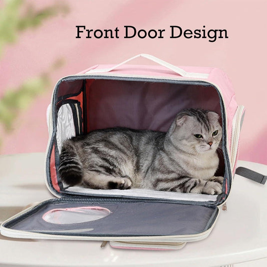 Pet Carriers Kitten Backpack, Pet Backpack Cat Travel Bag, Cute Cat Transport Carrier for Travel, Hiking & Outdoor