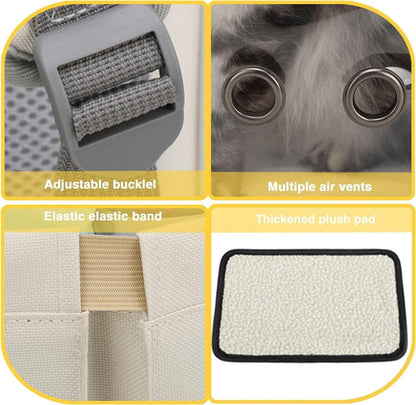 Portable & Durable Spacious Backpack with Transparent Window Carrier Backpack With Inner Safety Leash Cat Bag