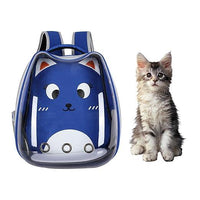 Portable Breathable Pet Carrier Bag, Outdoor Travel Backpack for Cat and Dog, Transparent Space