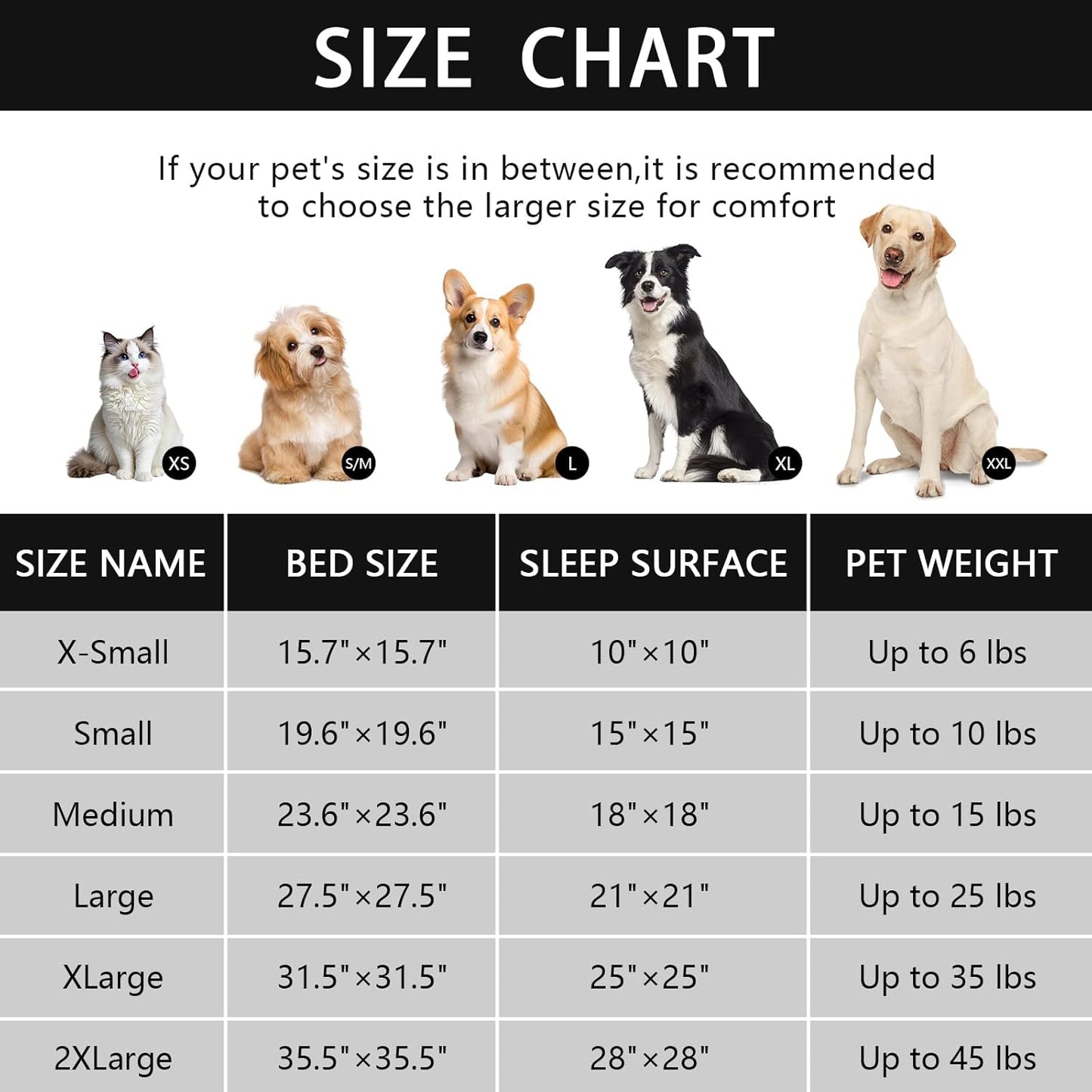 Round Hooded Donut Dog Bed for Small & Medium Pets - Plush Fluffy Anti-Anxiety Cat Cave Bed with Cover