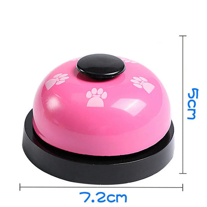 Cat Dog Feeding Dinner Bell Toy Pet Training Ring Bell Educational Toy Pet Training