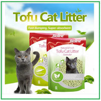 Bioline Natural and Fresh Tofu Cat Litter Granular Raw Flavour Flushable 6 Litre