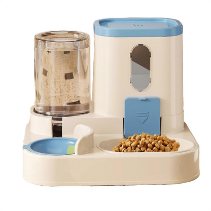 Convenient Pet Food Water Dispenser Large Capacity Feeder Automatic Gravity Cat Dog Food Bowl