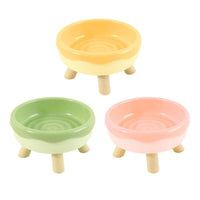 Pet Food Feeders and Waterer Raised Cats Anti-overturning Bowl Pet Bowl Tableware Raised Bowl Accessories