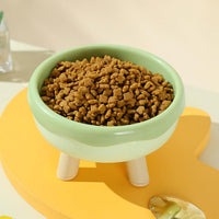Pet Food Feeders and Waterer Raised Cats Anti-overturning Bowl Pet Bowl Tableware Raised Bowl Accessories