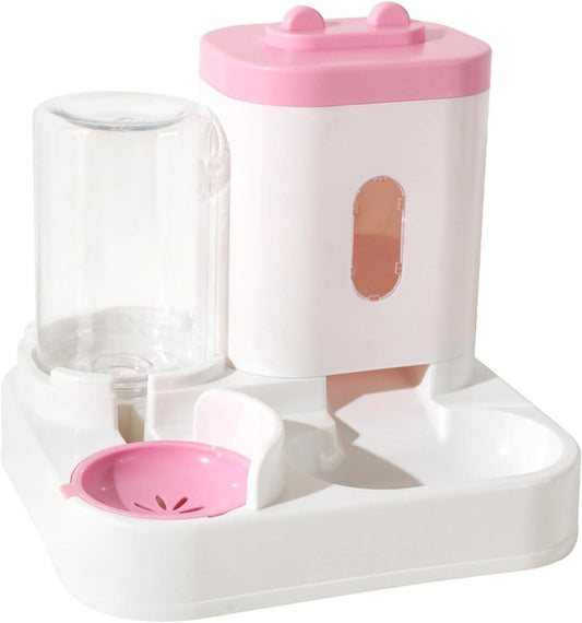 Convenient Pet Food Water Dispenser Large Capacity Feeder Automatic Gravity Cat Dog Food Bowl