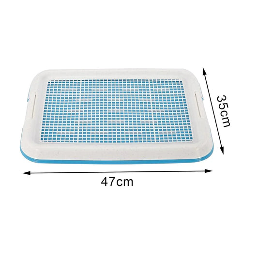 Dog Toilet, Small Pet Dog Teddy Dog Toilet Hollow Anti-Skid Clean Potty Pet Supplies