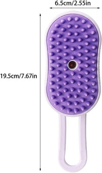 Pet Water Brush, 3 In 1 Water Cat and Dog Brush, Steam Brush For Shedding, Rechargeable (No Warranty)