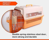Pet Cat & Dog Carrier Box Large Size - (66*48*53cm) Travel Cage Outdoor Carrier Animal Air Flight Case