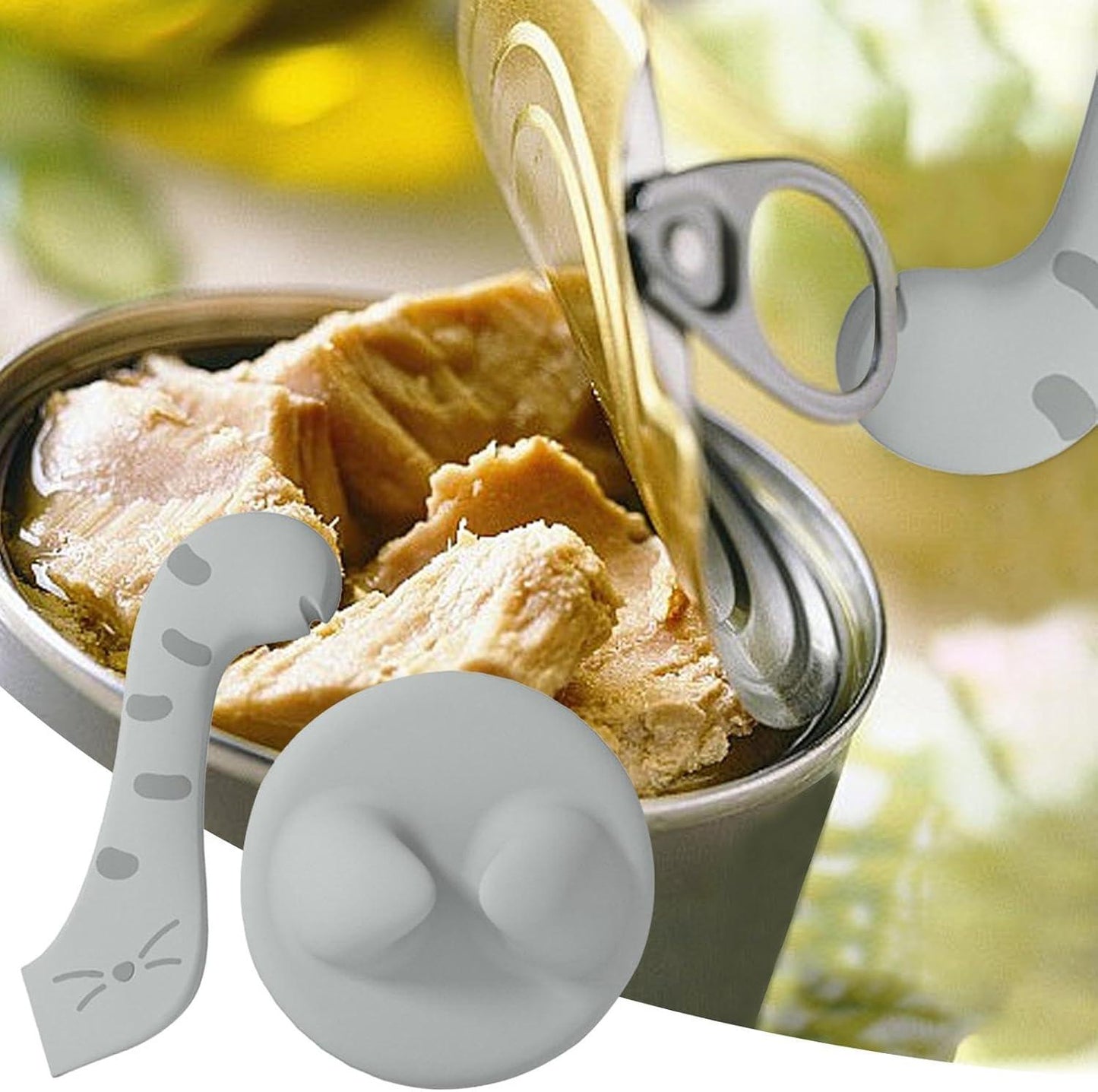 Cat Can Opener - Silicone Can Covers Cat Can Lids, Multifunctional Cat Food Covers | Cat Food Can Cover Silicone Dishwasher Safe, Universal Dishwasher Safe Cat Food Can Cover for ETS Dogs