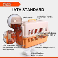 Pet Cat & Dog Carrier Box Large Size - (66*48*53cm) Travel Cage Outdoor Carrier Animal Air Flight Case