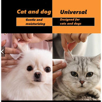 All-Natural Cat and Dog Eye Wipes, Cat Eye Cleaner, Aloe Vera Pet Wipes, Removes Dirt Discharge, All-Natural, 130 Count
