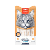 Wanpy Creamy Cat Treat Chicken & Crab 5pc Pack 70g (5×14g)