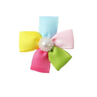 Colorful Maltese hairpins dog cat headdress new Yorkshire Mamaiko supplies pet Hair Clips
