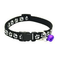 FootPrint Adjustable Collar Bell - Adjustable Collar For Cat Random Color