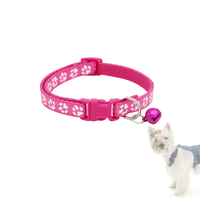 FootPrint Adjustable Collar Bell - Adjustable Collar For Cat Random Color