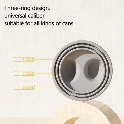 Cat Can Opener - Silicone Can Covers Cat Can Lids, Multifunctional Cat Food Covers | Cat Food Can Cover Silicone Dishwasher Safe, Universal Dishwasher Safe Cat Food Can Cover for ETS Dogs