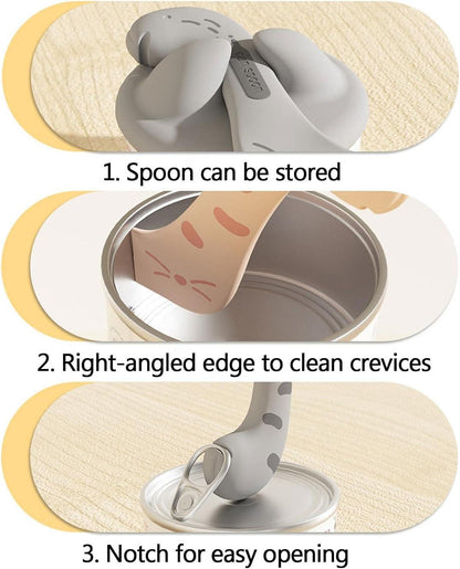 Cat Can Opener - Silicone Can Covers Cat Can Lids, Multifunctional Cat Food Covers | Cat Food Can Cover Silicone Dishwasher Safe, Universal Dishwasher Safe Cat Food Can Cover for ETS Dogs