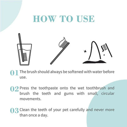 Bioline Dental Hygiene Set for Cats Toothpaste with Toothbrush 50g