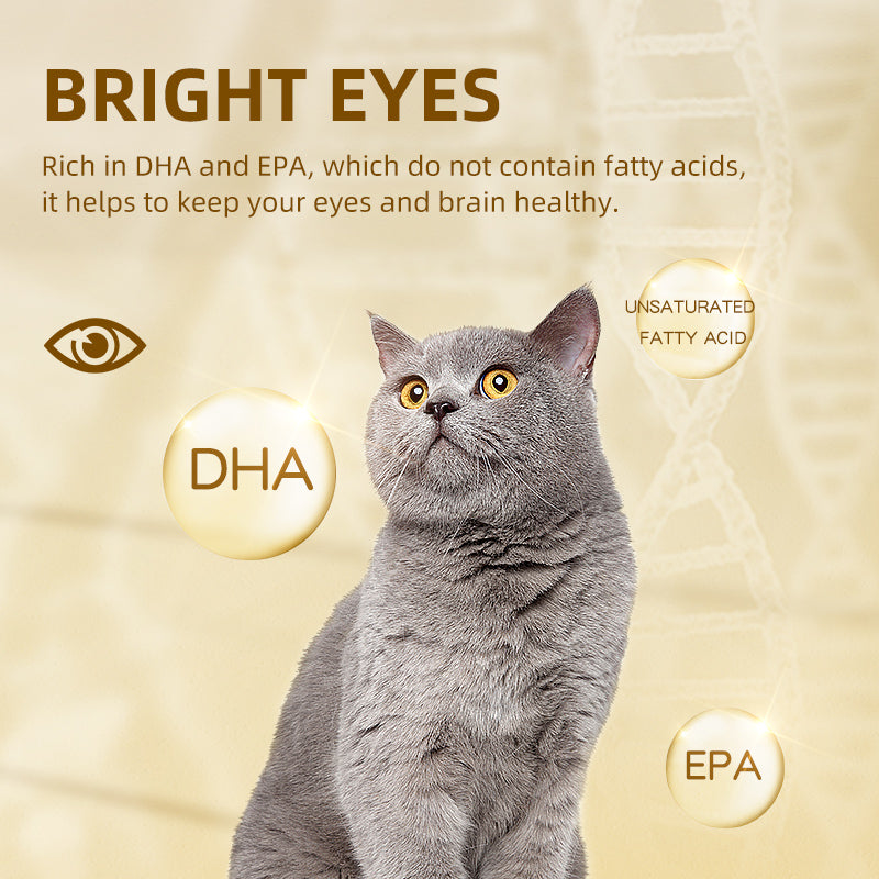 Omega-3 Fish Oil Deep Sea Fish  1200mg Capsules Softgel Enhancement of Immunity for Cats and Dogs