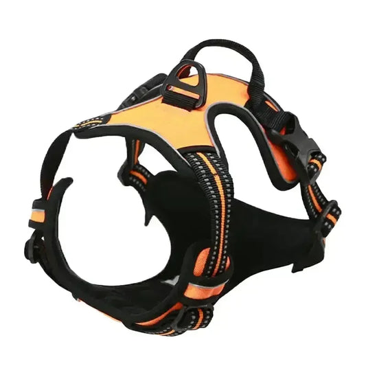 Dog Extra Large Harness Adjustable No-Pull Dog Harness | with Padded Vest and Dual Leash Clips | Prevents Choking and Provides Comfortable Walking Experience
