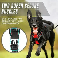 Dog Medium Harness Adjustable No-Pull Dog Harness | with Padded Vest and Dual Leash Clips | Prevents Choking and Provides Comfortable Walking Experience