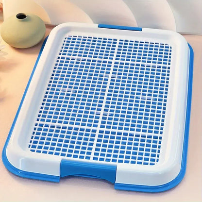 Dog Toilet, Small Pet Dog Teddy Dog Toilet Hollow Anti-Skid Clean Potty Pet Supplies