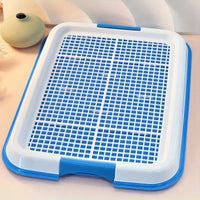 Dog Toilet, Small Pet Dog Teddy Dog Toilet Hollow Anti-Skid Clean Potty Pet Supplies
