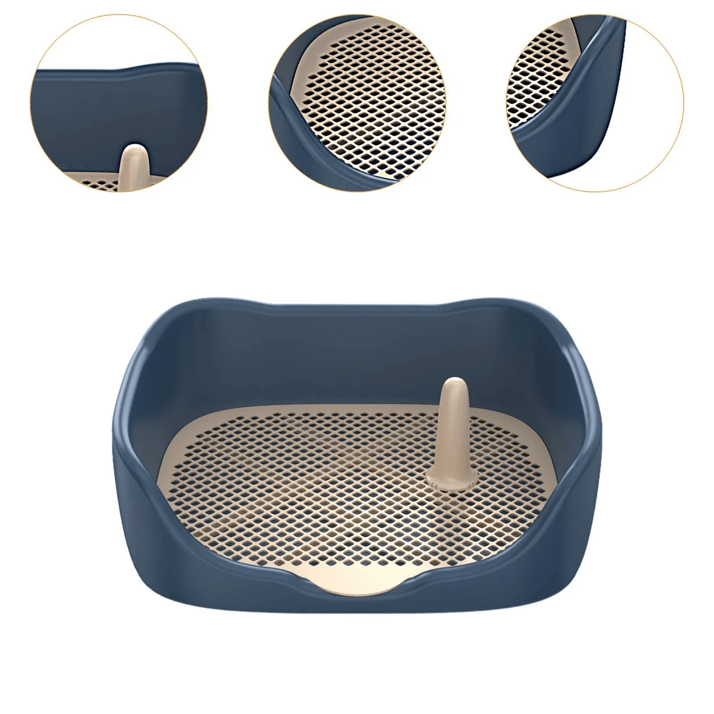 Dog Toilet Plastic Detachable Pet Mesh Potty Basin Training Pad for Dogs Puppy Litter Box