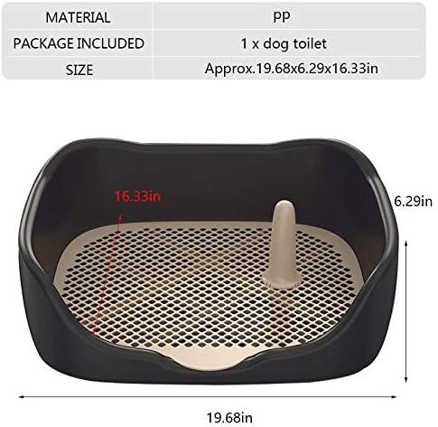 Dog Toilet Plastic Detachable Pet Mesh Potty Basin Training Pad for Dogs Puppy Litter Box