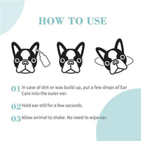 BIOLINE Ear Care For Pets, Dogs, Cats, and other Small Animals - 50ml
