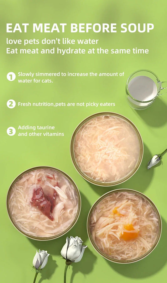 EASA Real Meat Broth 85g Chicken Original Can