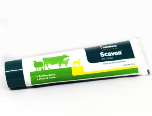HIMALAYA Scavon Vet Cream 50g Topical Anti-microbial, Anti-bacterial And Anti-fungal Wound Healer