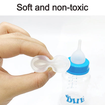 Kitten Puppy Feeding Bottles, Newborn Small Animals Milk Bottles for Nursing with Replacement Nipples, Pet Large Feeder Set