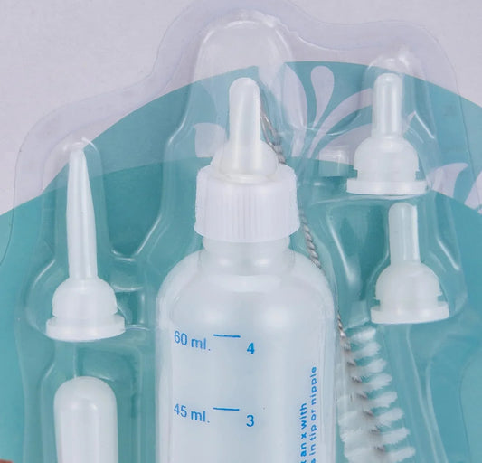 Bioline Feeding Bottle Nursing Bottle Kit 60 ml, Multicolor Feeder Kit Feeder