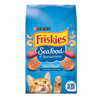 Friskies Seafood Sensations With Flavors of Salmon, Tuna, Shrimp & Seaweed Adult Dry Cat Food 2.5kg
