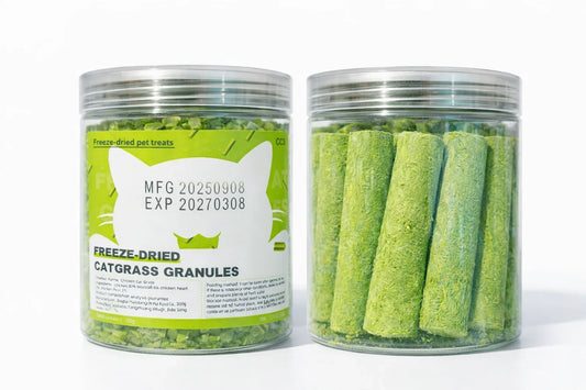 CCS 18pcs Cat Grass Teething Stick set with Chicken Flavor for Pet Cat 100g