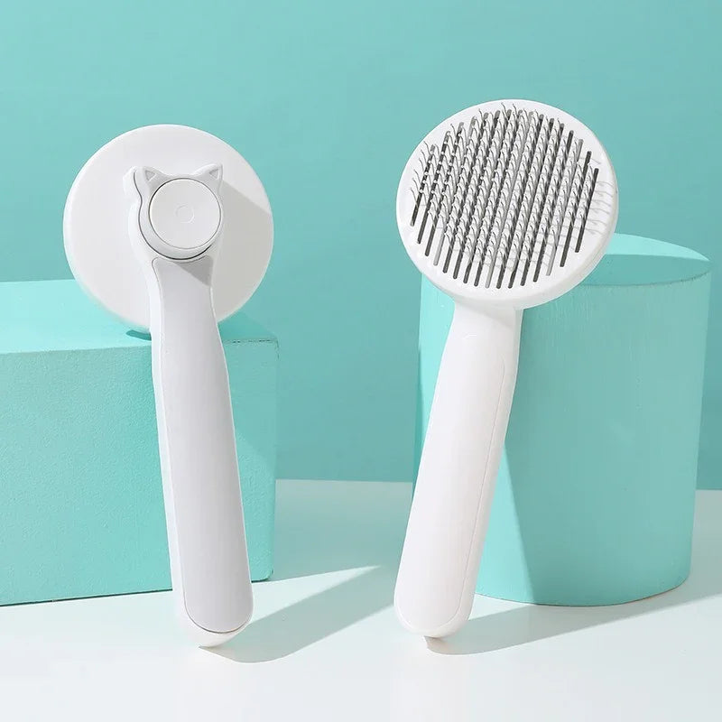 Dogs and Cats Pet Grooming Tool Dog Hair Cleaner Brush Comb Shedding Trimming Self Grooming Brush