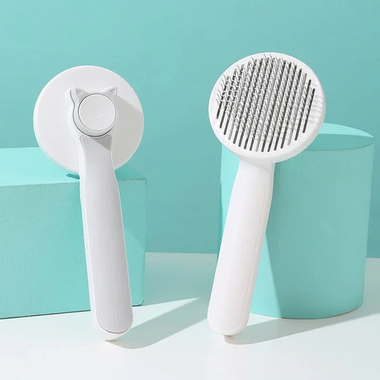 Dogs and Cats Pet Grooming Tool Dog Hair Cleaner Brush Comb Shedding Trimming Self Grooming Brush
