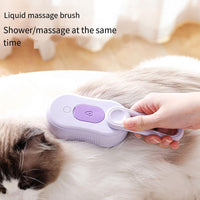Pet Water Brush, 3 In 1 Water Cat and Dog Brush, Steam Brush For Shedding, Rechargeable (No Warranty)