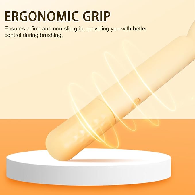 Pet Grooming Comb for Dogs & Cats-Flea Removal, Dense Teeth Detangling Brush, Cat Hair Brush