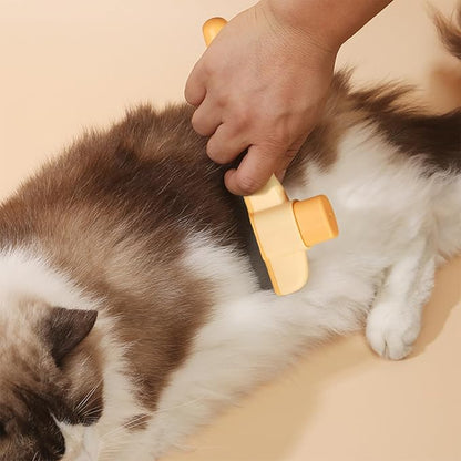 Pet Grooming Comb for Dogs & Cats-Flea Removal, Dense Teeth Detangling Brush, Cat Hair Brush