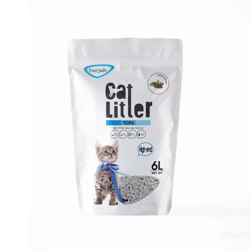Haosen Super Premium Tofu Cat Litter Coffee 6L