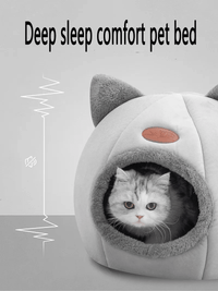 Lovely cat beds, cat nest, soft and comfortable, semi-closed cat nest, kennel, indoor pet supplies for cats House