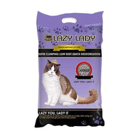 Lazy Lady Premium Clumping Cat Litter Lavender (5L)