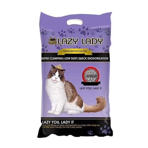 Lazy Lady Premium Clumping Cat Litter Lavender (5L)