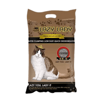 Lazy Lady Premium Clumping Cat Litter Coffee (5L)