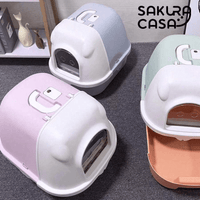 Fully enclosed deodorant, odorless, easy to wear, large cat toilet, litter box, large cat toilet, cat toilet, cat litter tray, litter box